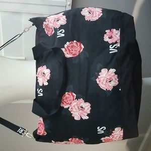 Victoria's Secret Floral Canvas Weekender Bag